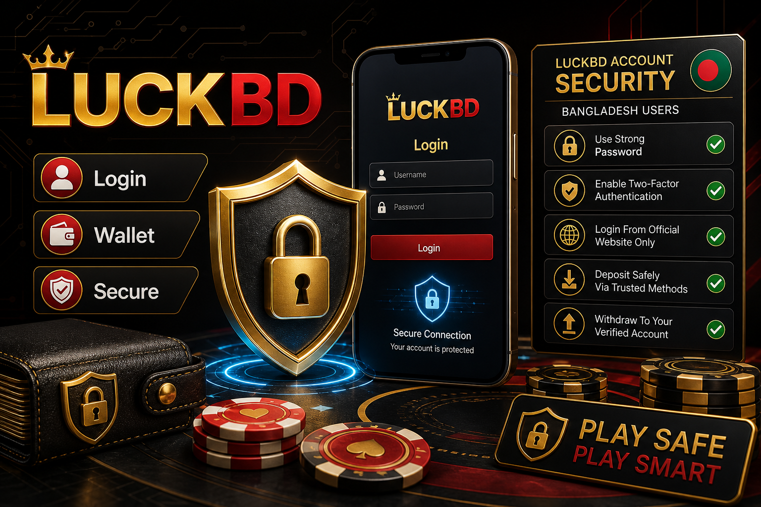 LUCKBD নিরাপত্তা তথ্য